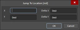 Exact Coordinate Access in Altium