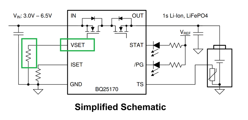 external resistor setting 