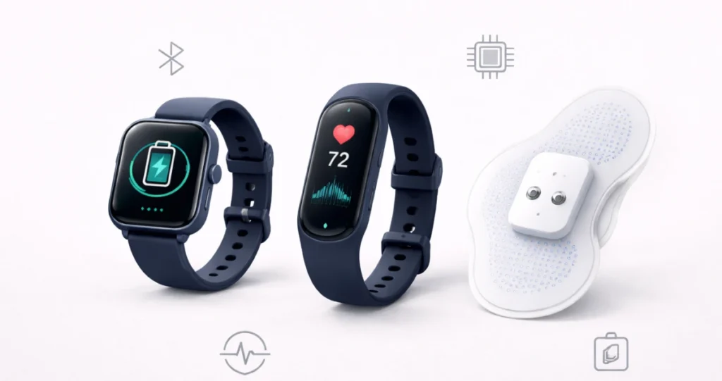 Smartwatch, Fitness-Tracker und medizinisches Pflaster – Überblick zur Wearable-Electronics-Entwicklung