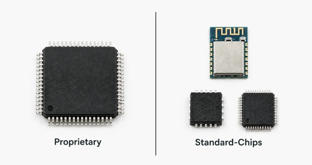 Proprietärer SoC vs Standard-Chips für Wearable-Entwicklung