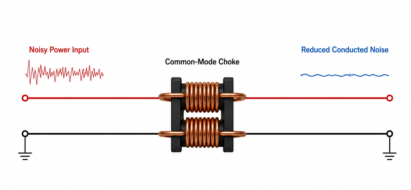 common-mode-choke-noise